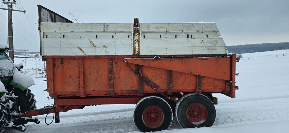 Remorca basculabila tandem tractor 10 tone