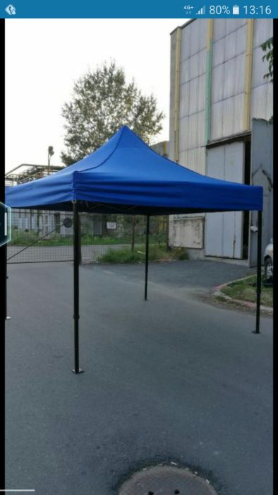Pavilion Cort foișor pliabil 3m x 3m  alb verde rosu albastru negru