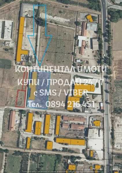 кодг 62062. Тухлена стопанска сграда 780м2 в стопански двор - 3800м2.