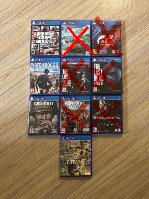 Игри за плейстейшън 4 -  4 бр.