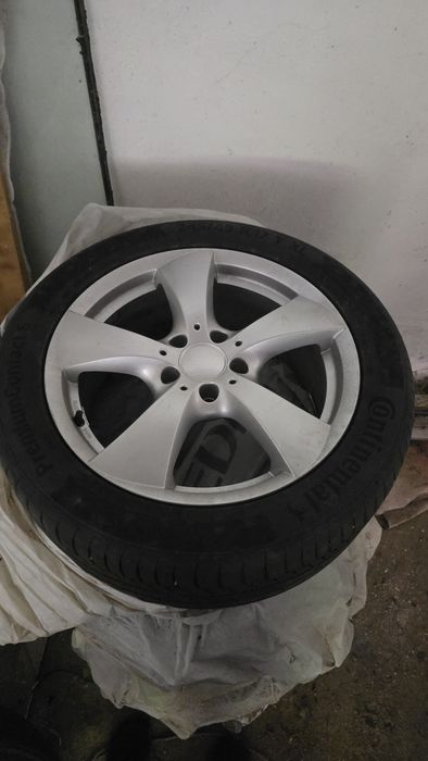 Jante+anvelope Mercedes ,Audi,Bmw,Borbet+cauciucuri Continental  245/45/17