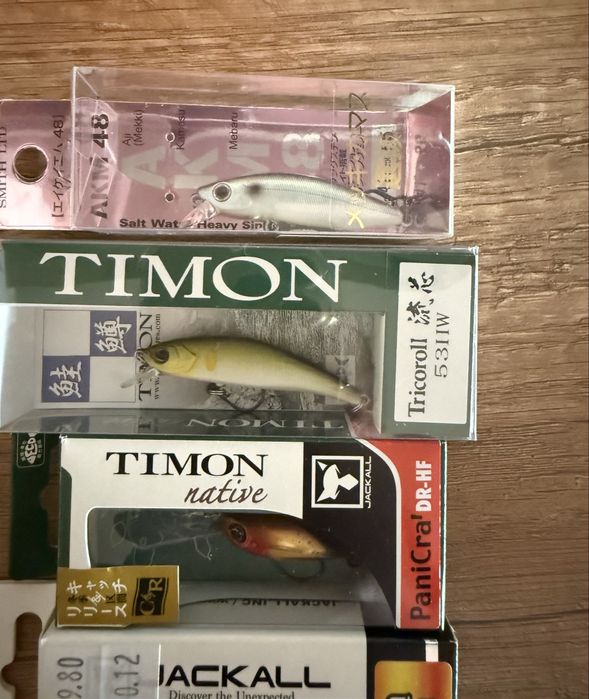 Jackall, Smith, Shimano