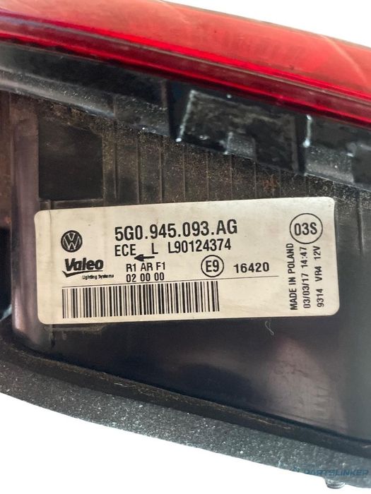 Lampa Spate / Stop Stanga Spate Volkswagen Golf 7 Facelift [ 2017 - 2020 ]