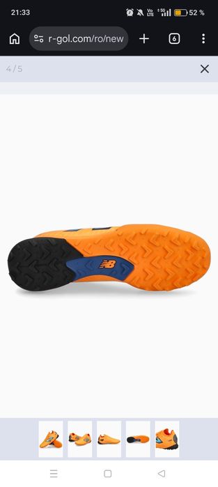 Ghete fotbal sintetic New Balance Furon V7+ Pro TF 42.5