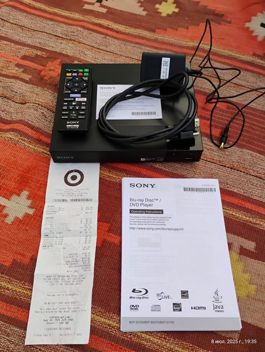 Продаётся тюнер Sony DVD Player
