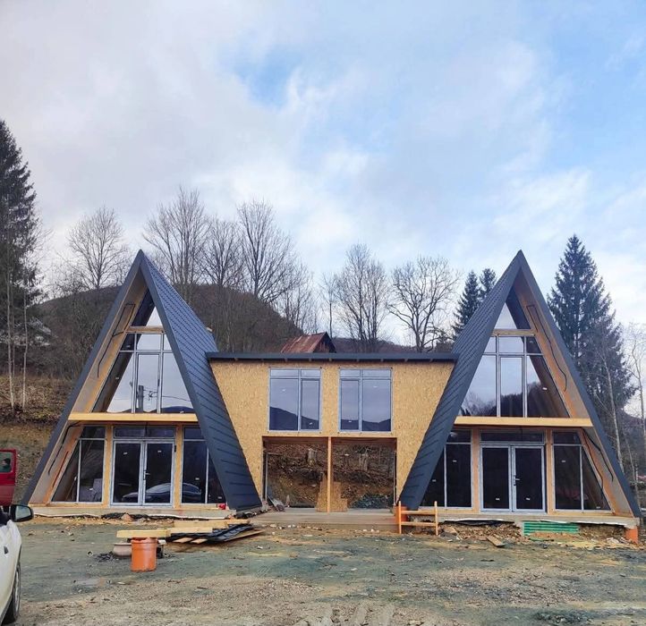 Vand  Construim casa de cabana tip A Frame house modulare exista

Cons