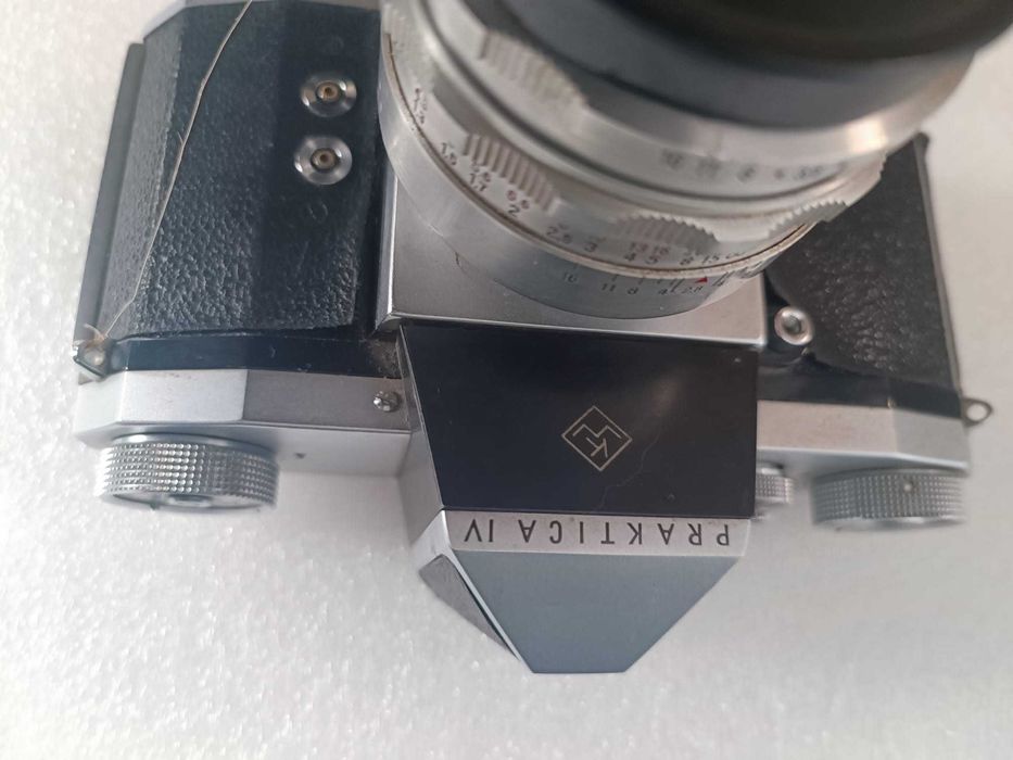 aparat foto colectie PRAKTICA IV cu tessar 50 2.8