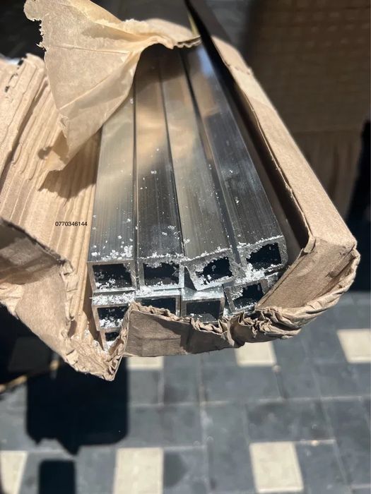 Teava de aluminiu patrata rotunda si rectangulara