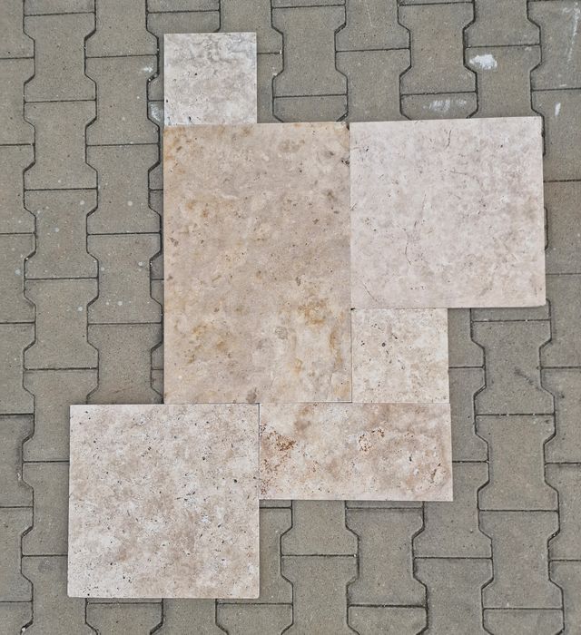 Travertin Antichizat Noche French Set 1,2 cm