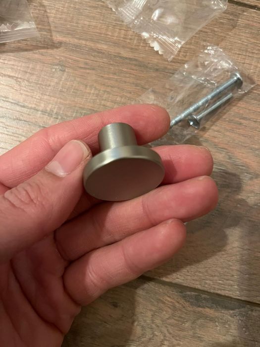 Set manere mobila buton metal