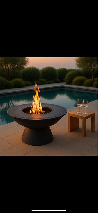 Plită  grill rotund