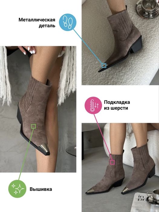 Ботинки зимние. Новые!