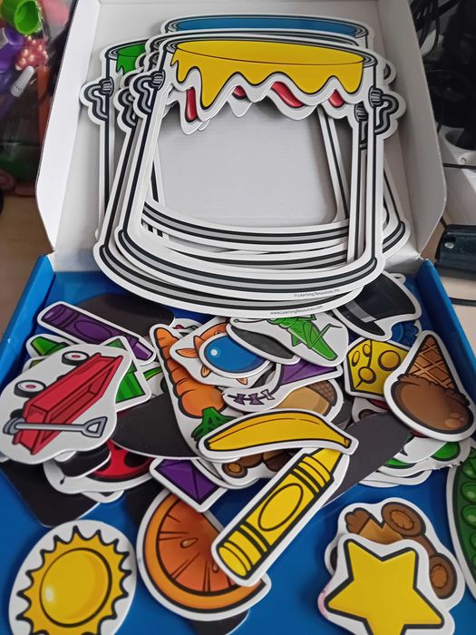 Joc sortare de culori pentru tabla magnetică