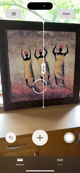 Голяма картина с африкански мотив – 87х83 см