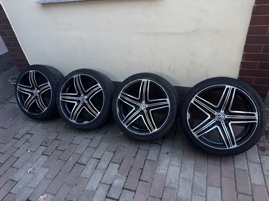 Jante MAM . R18 . 5x112. VW / Audi cu Anvelope de Vară