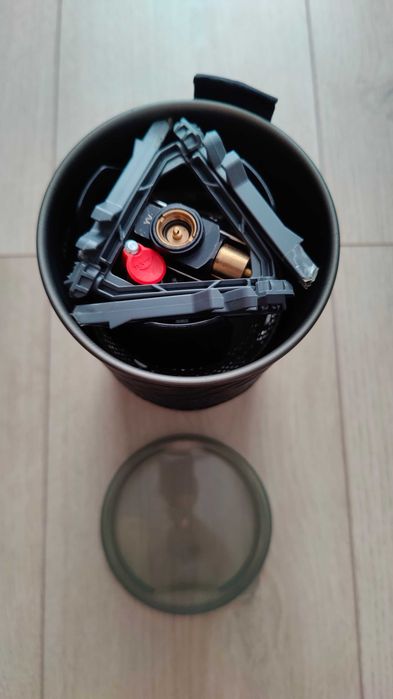 MSR WindBurner 1.0L Personal Stove System + Coffee Press – pachet complet