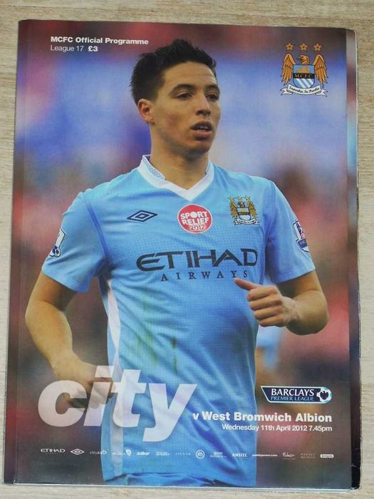 Манчестър Сити оригинални английски футболни програми 2012, 2013, 2018