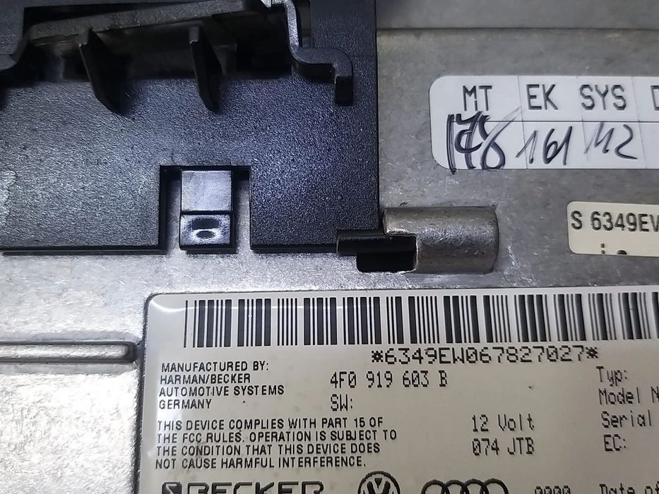 Display navigatie bord audi a6 c6 4f 4f0919603b