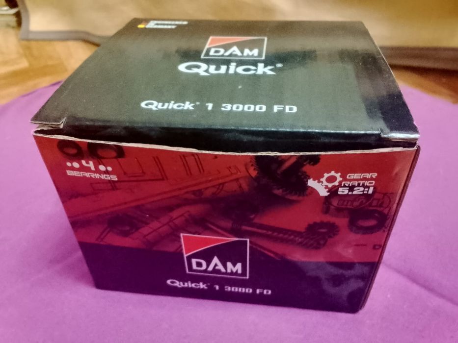 Продам спиннинговую катушку DAM Quick 1 3000 FD