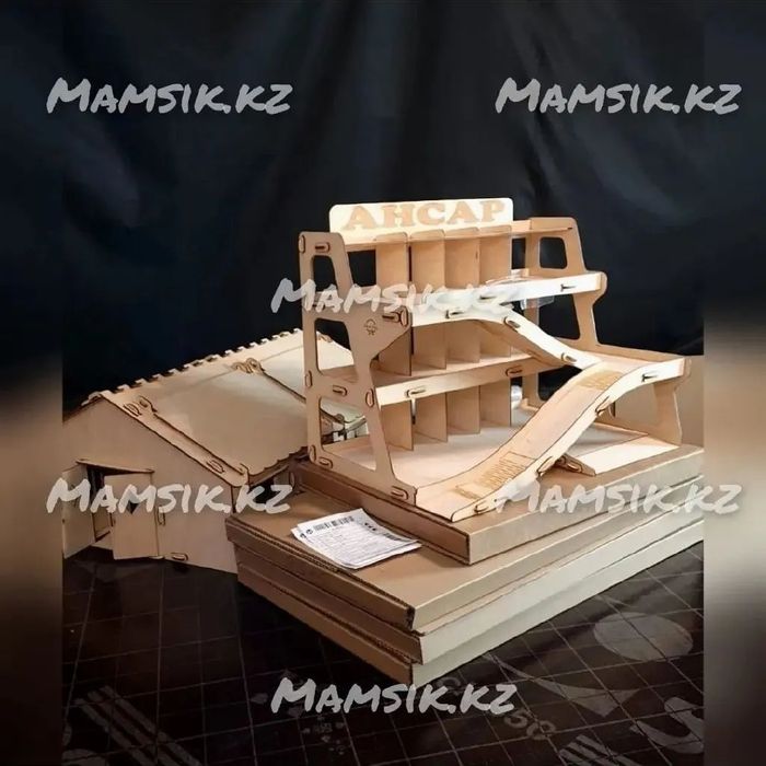 Парковка деревянная паркинг