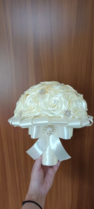 Buchet de mireasă satin