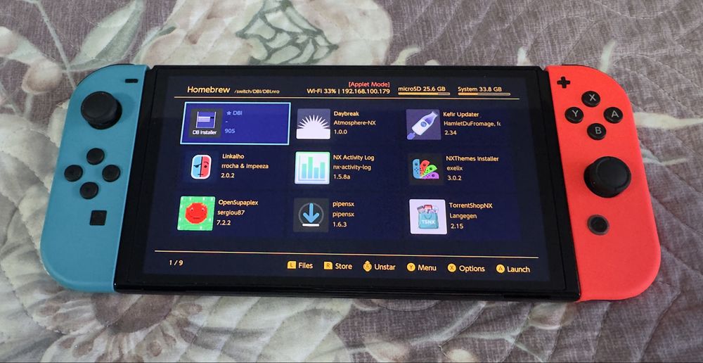 Consola Nintendo Switch OLED 64GB Modata +  card 128GB impecabil, ca nou