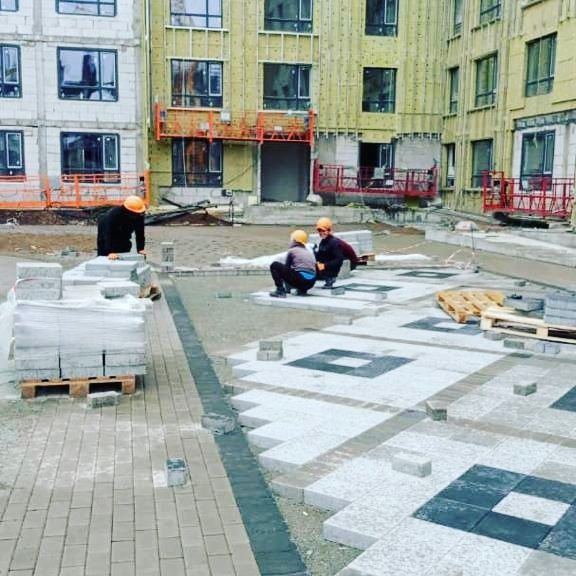 Асфальтирование.  Благоустройство  територи