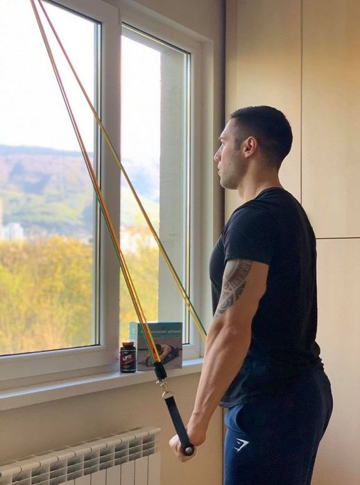 Ластици за Тренировка, Пълен комплект от 11 части - До 68 кг, TPE