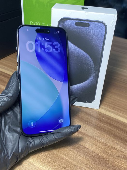 iPhone 15 Pro • 128 GB • Blue Titanium