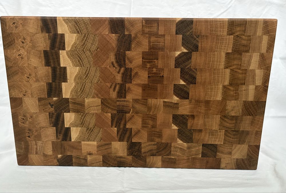 Луксозна енд грейн дъска за рязане, ръчна изработка