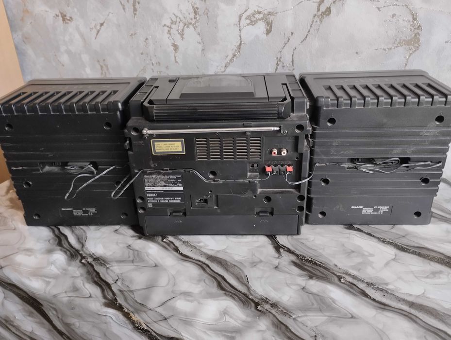 Японский кассетник Sharp GX -CD60HT с колонками