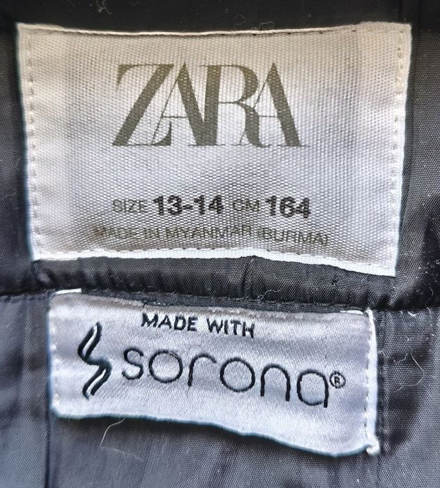 Продавам зимно яке ZARA за тинейджър