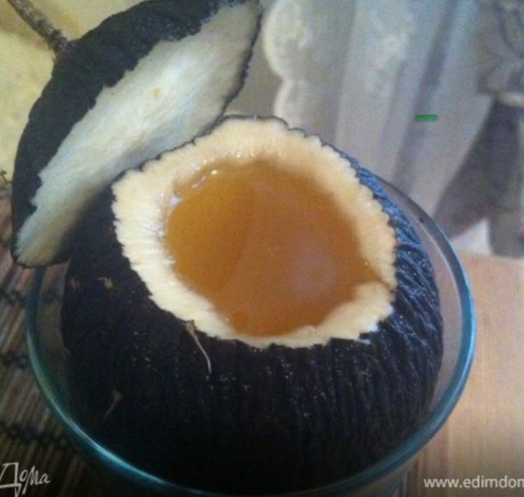 Черная редька от кашля