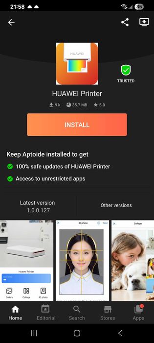 mini imprimanta portabila huawei cv80