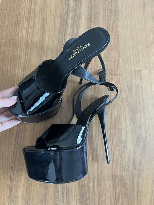 Sandale toc inalt Ysl