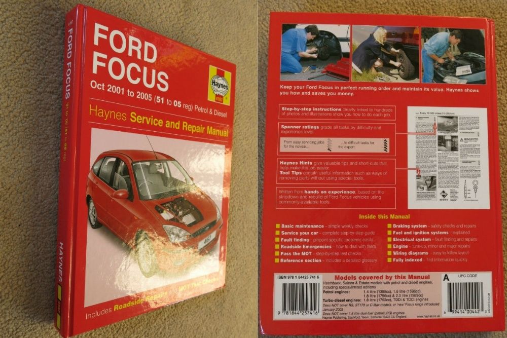 Manuale aut Haynes Ford Focus anii 2001-2014