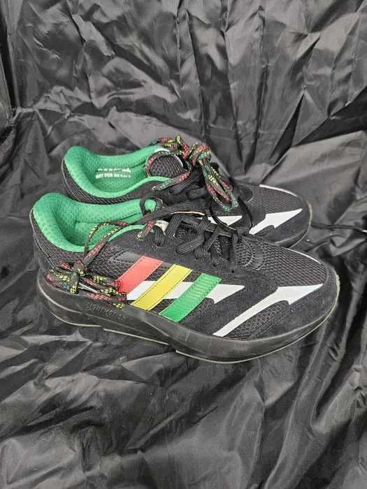 Adidas Lightmotion Reflective – Negru/Verde/Rasta – Mărimea 38⅔