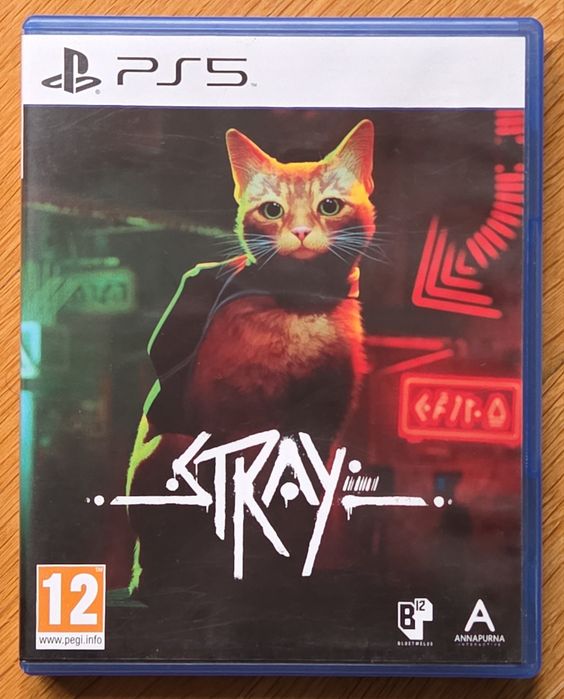 Stray PS5 Playstation 5 Плейстейшън PS диск детска игра котка