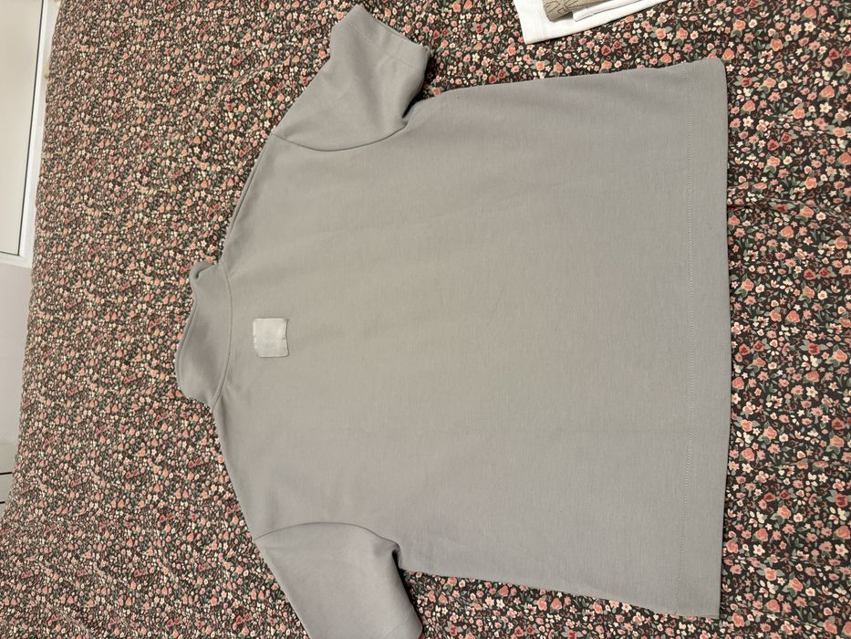 Tricou polo grosut , ZARA , XL , gri