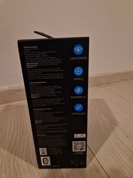Mouse Logitech G PRO X Superlight