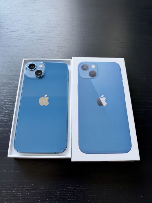 iPhone 13, 128GB, Blue - Baterie 95% (Perfect funcțional)