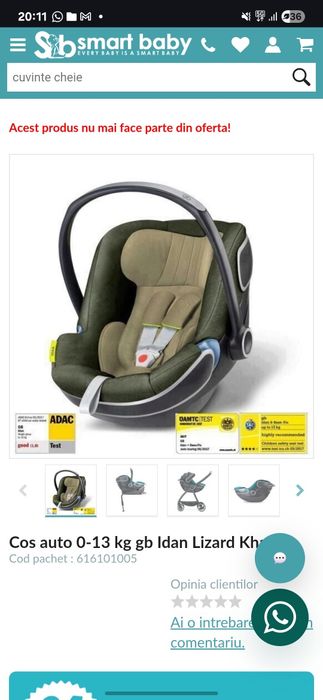 Scoică auto GB Idan –  testata ADAC