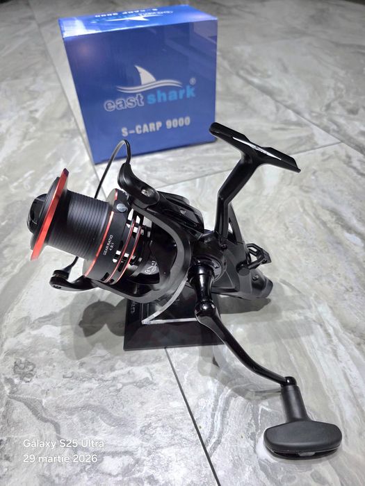 SET 2 Mulinete EastShark S CARP 9000 6+1RULMENTI NEW 2026