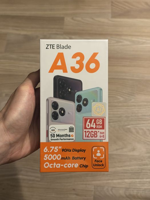 Новый смартфон ZTE A36