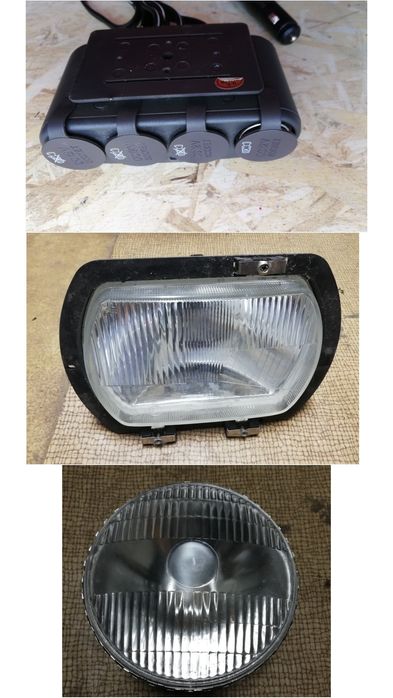 Разклонител за запалка с USB порт, Фарове