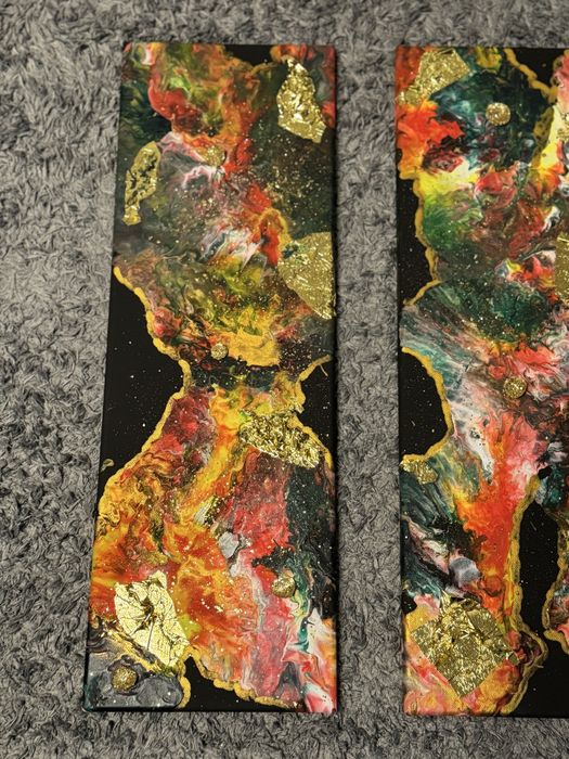 Tablou abstract pe panza!