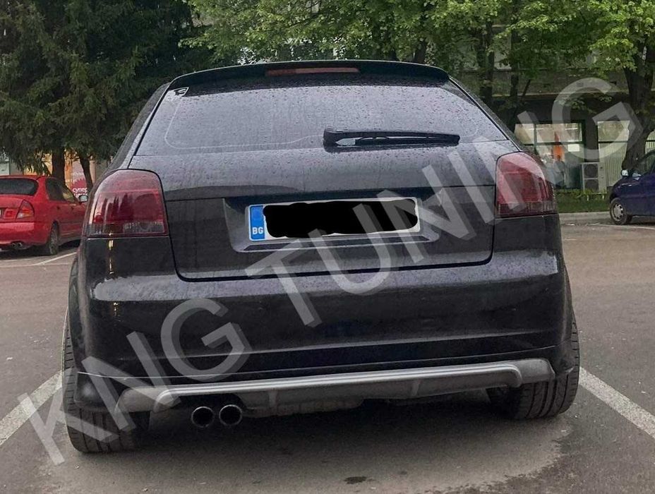 Ауди а3 8п дифузьор / добавка за задна броня Audi A3 8p
