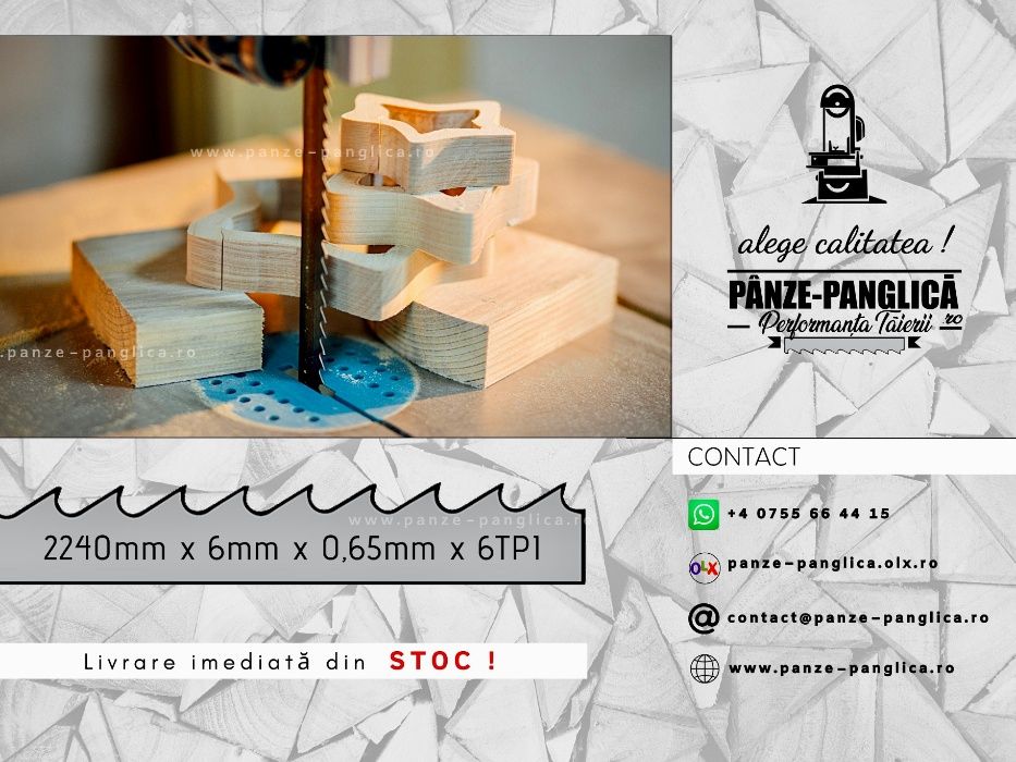 Panza fierastrau cu banda 2240x6x0,65x6T METABO BAS318 panglica/banzic