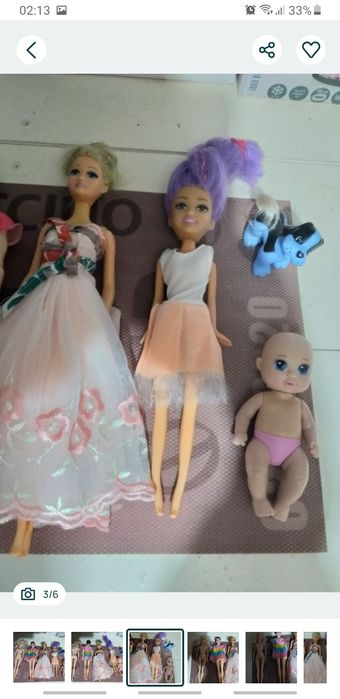 Lot De Papusi Fetite Si alte.Jucari Barbie