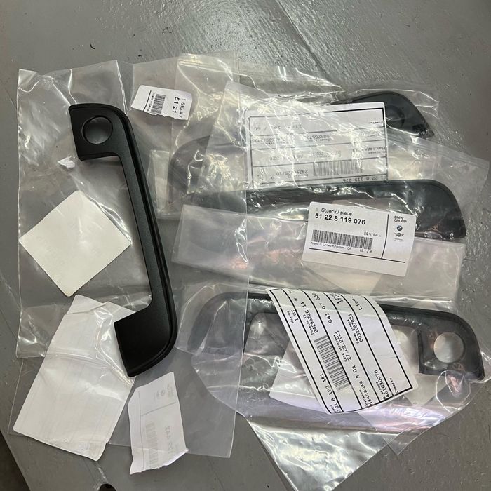 Новые накладки ручек дверей bmw e34 e36 бмв е34 е36